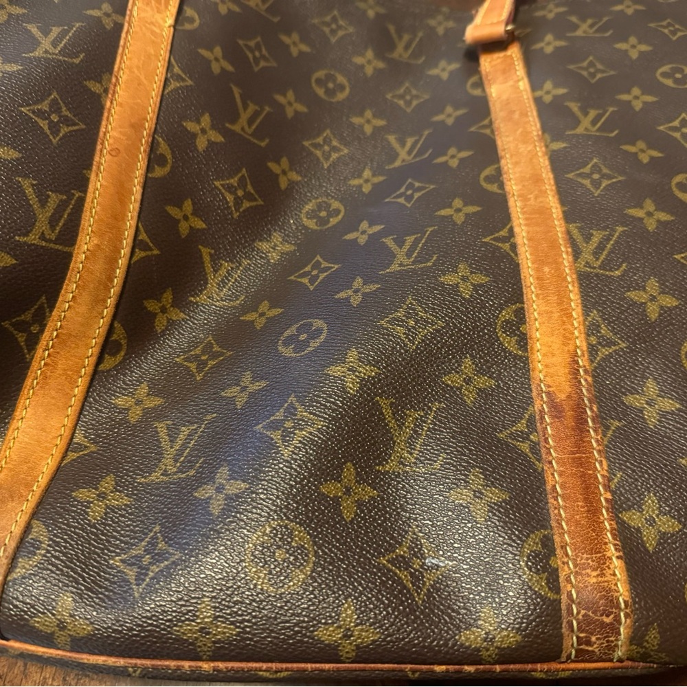 Louis Vuitton monogram shoulder tote bag
